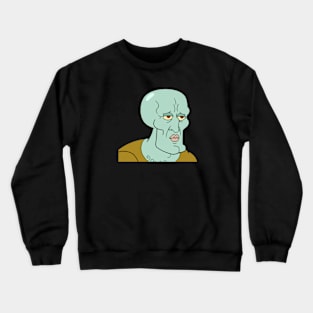 mewing sigma squidward Crewneck Sweatshirt